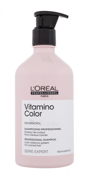 Šampūnas dažytiems L´Oréal Professionnel Série Expert Vitamino Color Resveratrol 500ml paveikslėlis 1 iš 1