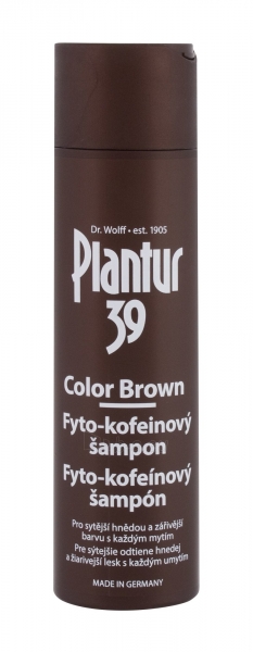 Šampūnas dažytiems plukams Plantur 39 Phyto-Coffein Color Brown 250ml paveikslėlis 1 iš 1