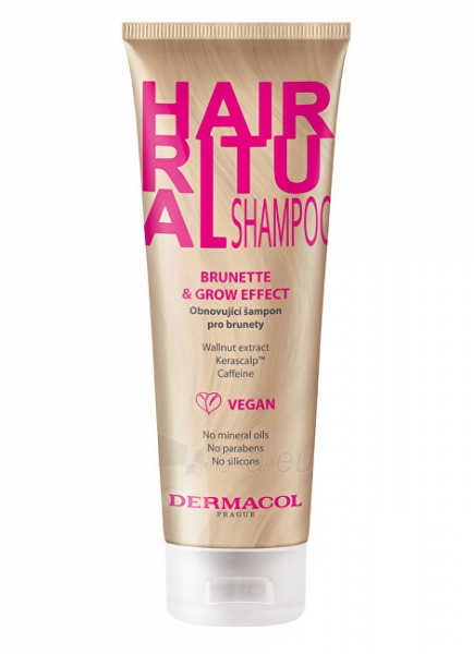 Shampoo Dermacol Hair Ritual Renewing Shampoo (Brunette & Grow Effect Shampoo) 250 ml paveikslėlis 1 iš 1