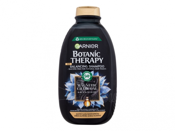 Šampūnas Garnier Botanic Therapy Magnetic Charcoal & Black Seed Oil Shampoo 400ml paveikslėlis 1 iš 1