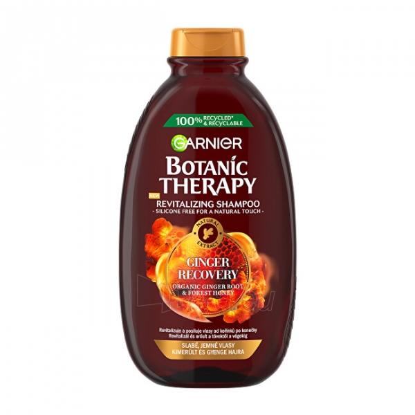 Šampūnas Garnier Revitalizing Shampoo with ginger and honey for dull and fine hair Botanic Therapy (Revitalizing Shampoo) - 400 ml paveikslėlis 7 iš 7