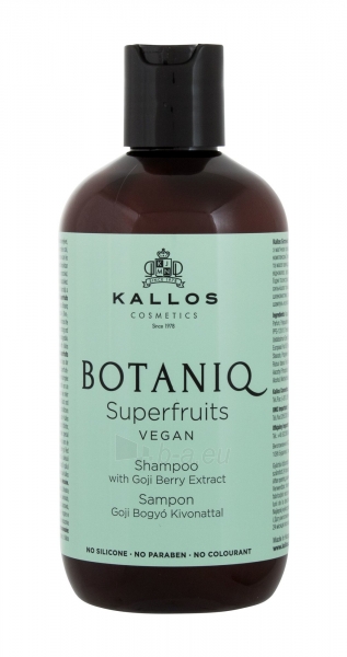 Shampoo Kallos Cosmetics Botaniq Superfruits Shampoo 300ml paveikslėlis 1 iš 1