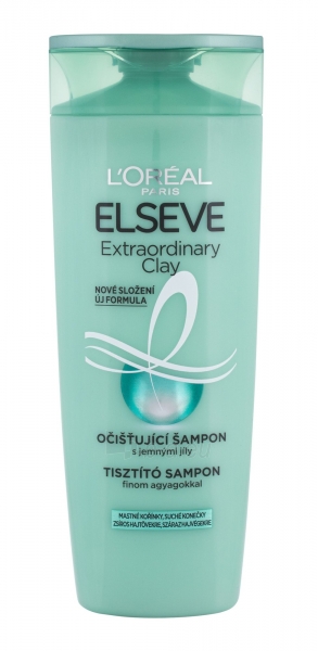Shampoo linkusiems riebaluotis plaukams L´Oréal Paris Elseve Extraordinary Clay 400ml paveikslėlis 1 iš 1