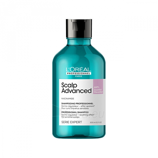 Šampūnas L´Oréal Professionnel Shampoo for sensitive scalp Scalp Advanced Anti-Discomfort Dermo (Regulator Shampoo) - 300 ml paveikslėlis 1 iš 6