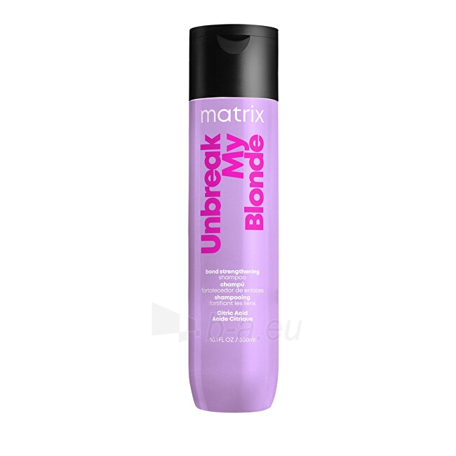 Šampūnas Matrix Strengthening shampoo for lightened hair Total Results Unbreak My Blonde ( Strength ening Shampoo) - 300 ml paveikslėlis 1 iš 5