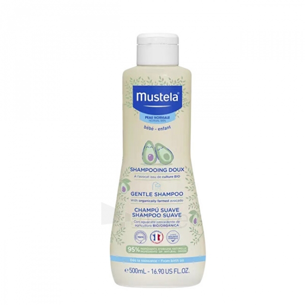 Šampūnas Mustela (Gentle Shampoo) 500 ml paveikslėlis 1 iš 1