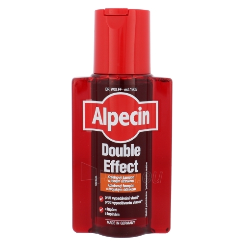 Alpecin Double Effect Caffeine Shampoo Cosmetic 200ml paveikslėlis 1 iš 1