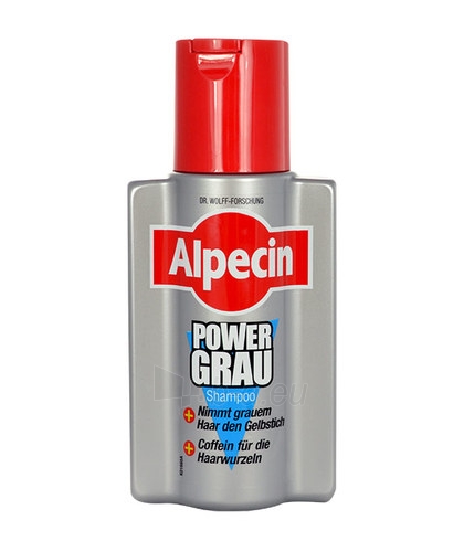 Šampūnas plaukams Alpecin PowerGrey Shampoo Cosmetic 200ml paveikslėlis 1 iš 1