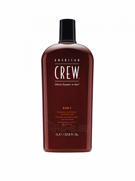 Shampoo plaukams American Crew Multifunction product for hair and body (3-in-1 Shampoo, Conditioner And Body Wash) 250 ml - 250 ml paveikslėlis 3 iš 3