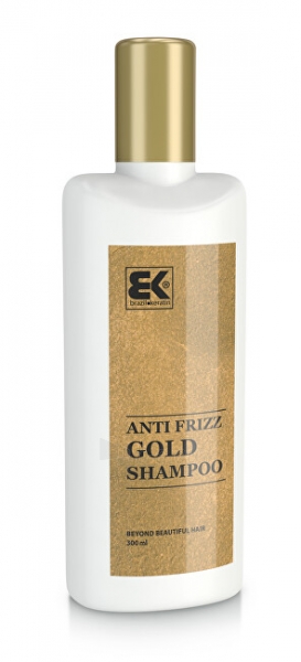 Šampūnas plaukams Brazil Keratin Golden shampoo for damaged hair (Shampoo Anti-Frizz Gold) - 300 ml paveikslėlis 1 iš 1