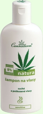 Cannaderm Natura Dry Hair Shampoo Cosmetic 200ml paveikslėlis 1 iš 1