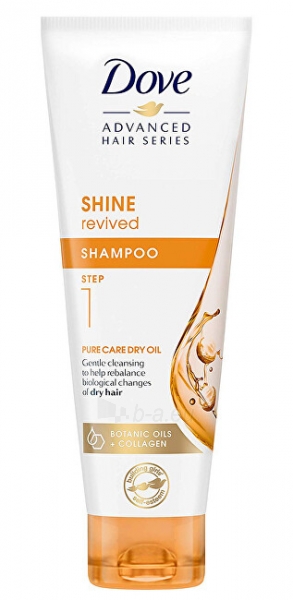 Shampoo plaukams Dove Advanced Hair Series (Pure Care Dry Oil Shampoo) 250 ml paveikslėlis 1 iš 1