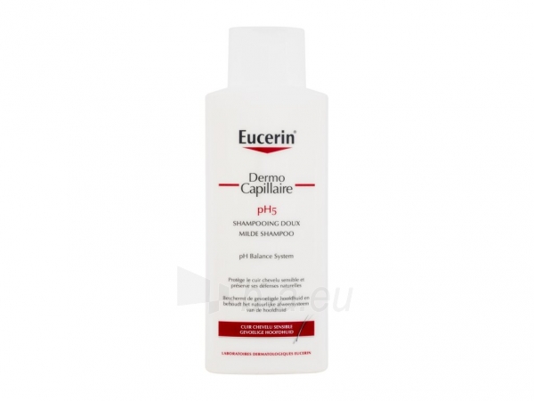 Šampūnas plaukams Eucerin DermoCapillaire pH5 Mild Shampoo Cosmetic 250ml paveikslėlis 1 iš 1
