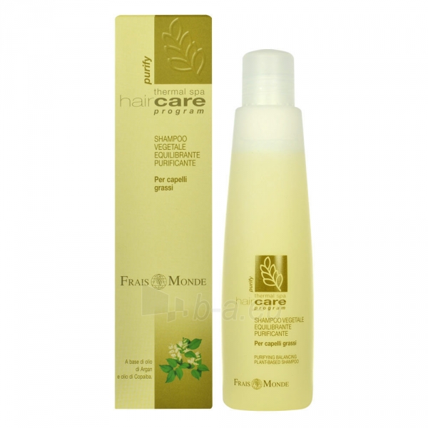 Šampūnas plaukams Frais Monde Purifying Balancing Plant-Based Shampoo Cosmetic 200ml paveikslėlis 1 iš 1