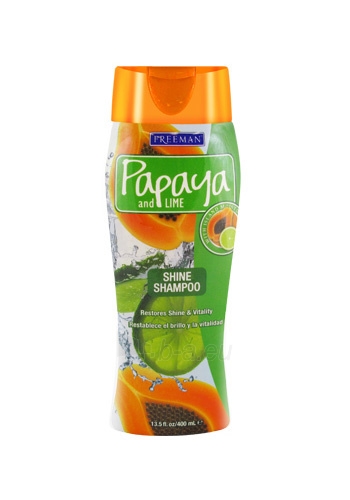 Freeman Overboard Shine Shampoo with papaya and lime 400 ml paveikslėlis 1 iš 1