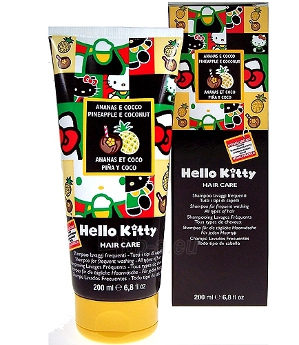 Šampūnas plaukams Hello Kitty Hair Care Shampoo All types Cosmetic 200ml paveikslėlis 1 iš 1