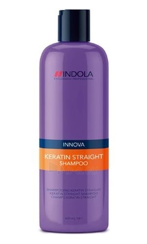 Indola Innova Keratin Straight Shampoo Cosmetic 300ml paveikslėlis 1 iš 1