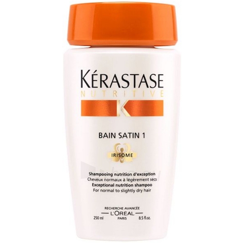 Shampoo plaukams Kérastase Deep nourishing shampoo for normal to dry hair Bain Satin 1 Irisome (Exceptional Nutrition Shampoo) - 1000 ml paveikslėlis 1 iš 1