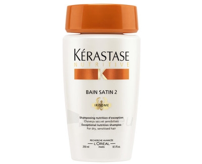 Šampūnas plaukams Kérastase Deep nourishing shampoo for very dry and sensitive hair Bain Satin 2 Irisome (Exceptional Nutrition Shampoo) - 1000 ml paveikslėlis 1 iš 1