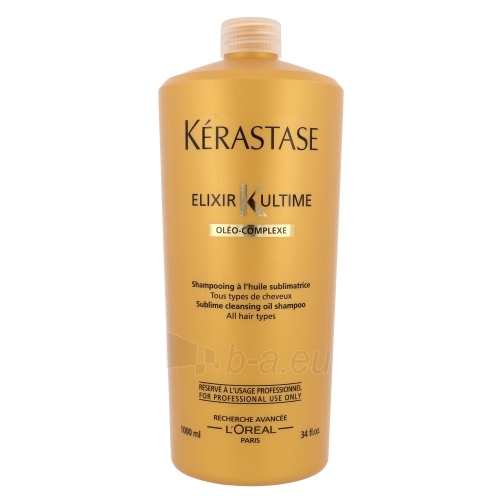 Šampūnas plaukams Kerastase Elixir Ultime Shampoo Cosmetic 1000ml paveikslėlis 1 iš 2