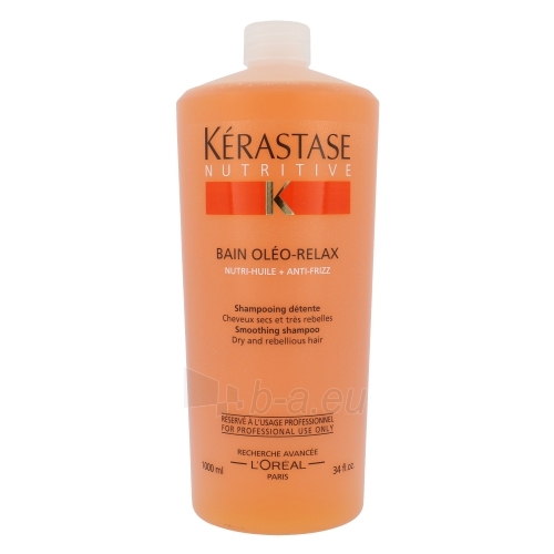 Kerastase Nutritive Bain Oleo Relax Shampoo Dry a Rebel Hair Cosmetic 1000ml paveikslėlis 1 iš 1