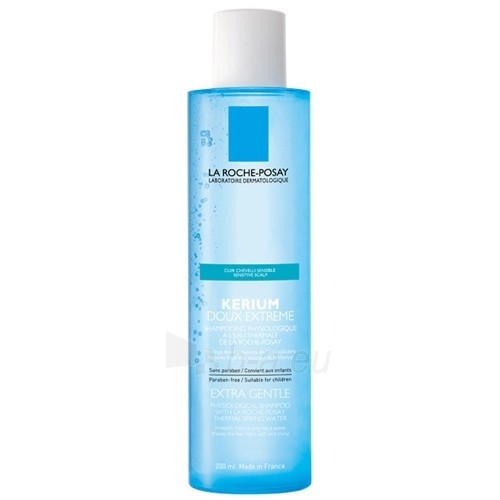 Šampūnas plaukams La Roche Posay Gentle Physiological shampoo KERIUM (Extra Gentle Shampoo Physiological) - 200 ml paveikslėlis 1 iš 2