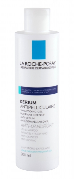 La Roche-Posay Kerium Antidandruff Gel Shampoo Cosmetic 200ml paveikslėlis 1 iš 1