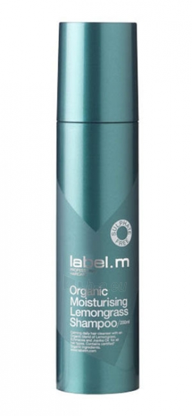Label m Organic Moisturising Lemongrass Shampoo Cosmetic 200ml paveikslėlis 1 iš 1