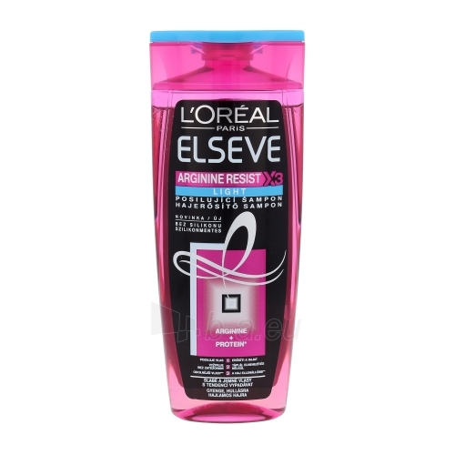 L´Oreal Paris Elseve Arginine Resist X3 Light Shampoo Cosmetic 250ml paveikslėlis 1 iš 1