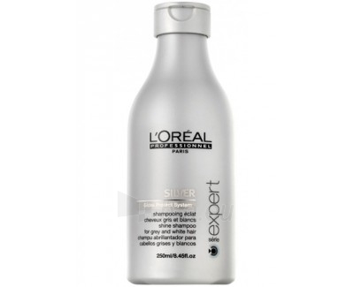 Shampoo plaukams Loreal Professionnel Shampoo recovery and restore vitality gloss gray and blond hair Silver (Gloss Protect System Shine Shampoo For Grey And White Hair) - 1500 ml paveikslėlis 1 iš 1