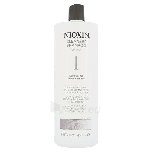 Šampūnas plaukams Nioxin System 1 Cleanser Shampoo Cosmetic 1000ml paveikslėlis 1 iš 1