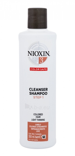 Nioxin System 3 Cleanser Shampoo Cosmetic 300ml paveikslėlis 1 iš 1