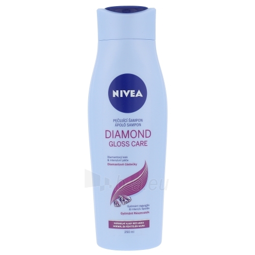 Šampūnas plaukams Nivea Diamond Gloss Shampoo Cosmetic 250ml paveikslėlis 1 iš 1