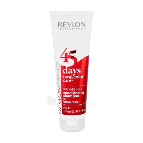Šampūnas plaukams Revlon Revlonissimo 45 Days 2in1 For Brave Reds Cosmetic 275ml paveikslėlis 1 iš 1