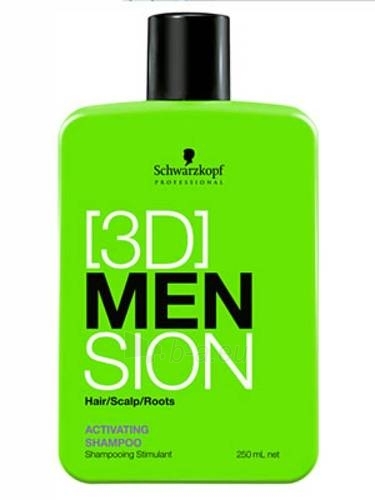 Schwarzkopf 3DMENsion Activating Shampoo Cosmetic 1000ml paveikslėlis 1 iš 1