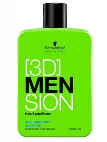 Šampūnas plaukams Schwarzkopf 3DMENsion Anti Dandruff Shampoo Cosmetic 1000ml paveikslėlis 1 iš 1