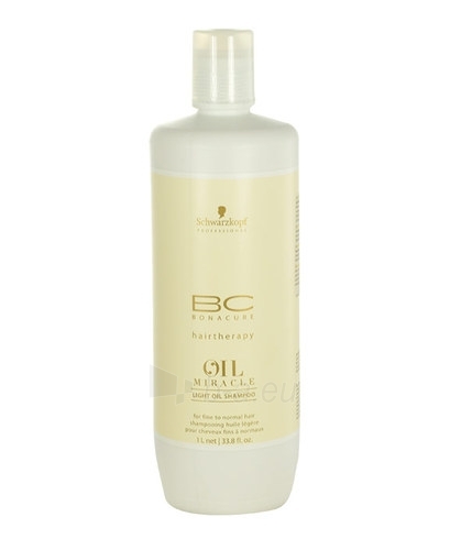 Šampūnas plaukams Schwarzkopf BC Bonacure Oil Miracle Light Oil Shampoo Cosmetic 1000ml paveikslėlis 1 iš 1