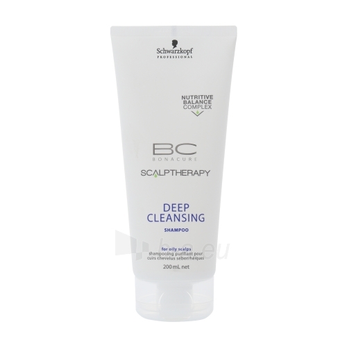 Šampūnas plaukams Schwarzkopf BC Bonacure Scalp Therapy Deep Cleansing Shampoo Cosmetic 200ml paveikslėlis 1 iš 1