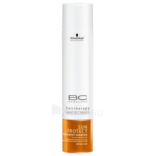 Schwarzkopf BC Bonacure Sun Protect Shampoo Body Hair Cosmetic 250ml paveikslėlis 1 iš 1