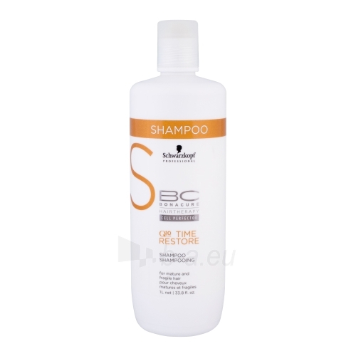 Šampūnas plaukams Schwarzkopf BC Cell Perfector Q10 Time Restore Shampoo Cosmetic 1000ml paveikslėlis 1 iš 1
