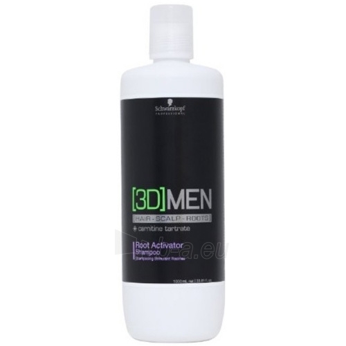 Šampūnas plaukams Schwarzkopf Professional Activating Shampoo For Men 3D (Root Activator Shampoo) - 250 ml paveikslėlis 2 iš 3