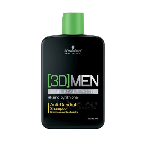 Shampoo plaukams Schwarzkopf Professional Dandruff shampoo for men 3D (Anti-Dandruff Shampoo) - 1000 ml paveikslėlis 1 iš 1