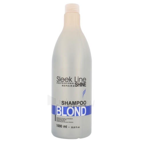 Šampūnas plaukams Stapiz Sleek Line Blond Shampoo Cosmetic 1000ml paveikslėlis 1 iš 1