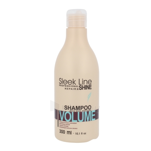 Šampūnas plaukams Stapiz Sleek Line Volume Shampoo Cosmetic 300ml paveikslėlis 1 iš 1