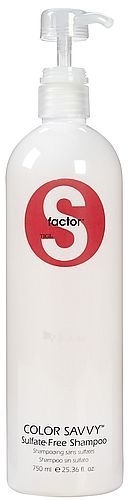 Tigi S Factor Color Savvy Shampoo Cosmetic 750ml paveikslėlis 1 iš 1