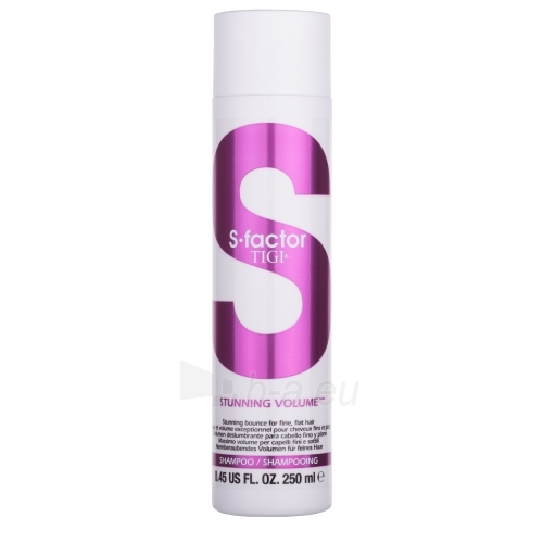 Šampūnas plaukams Tigi S Factor Stunning Volume Shampoo Cosmetic 250ml paveikslėlis 1 iš 1