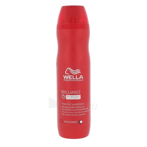 Wella Brilliance Shampoo Thick Hair Cosmetic 250ml paveikslėlis 1 iš 1