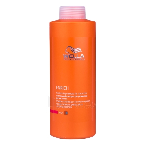 Wella Enrich Shampoo Thick Hair Cosmetic 1000ml paveikslėlis 1 iš 1