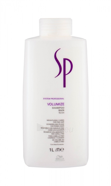 Wella SP Volumize Shampoo Cosmetic 1000ml paveikslėlis 1 iš 1