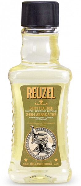 Šampūnas Reuzel REUZEL 3-in-1 Tea Tree Shampoo-Conditioner- Body Washl - 100 ml paveikslėlis 1 iš 1